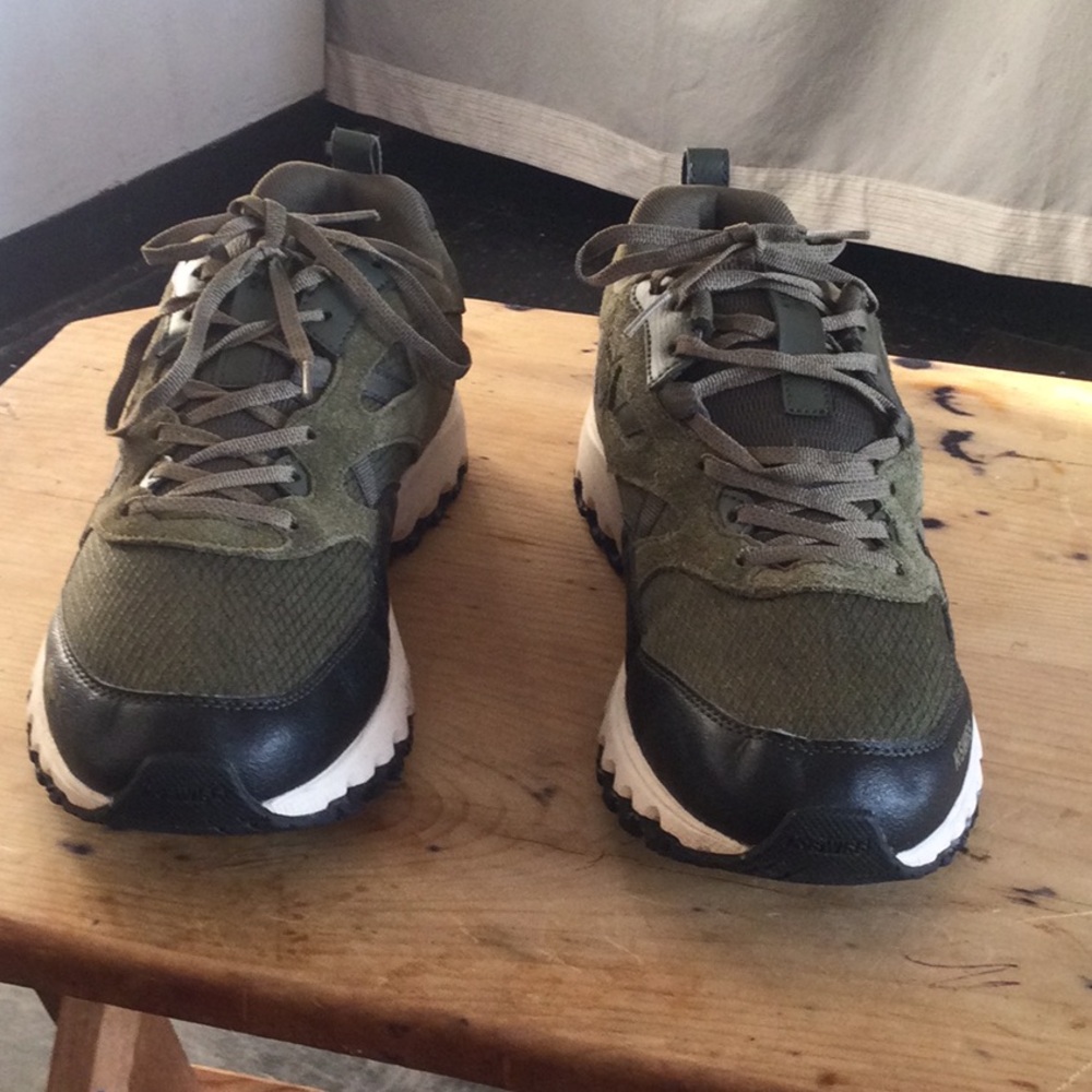 Men's Olive Green Athletic Sneakers